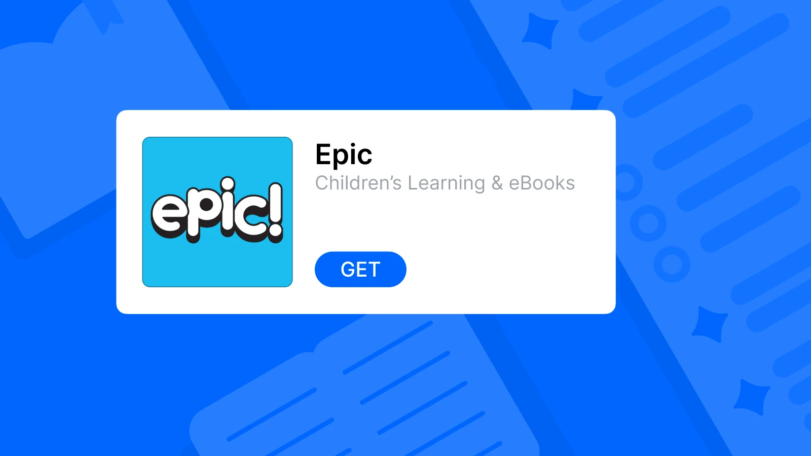 Epic app - app for book