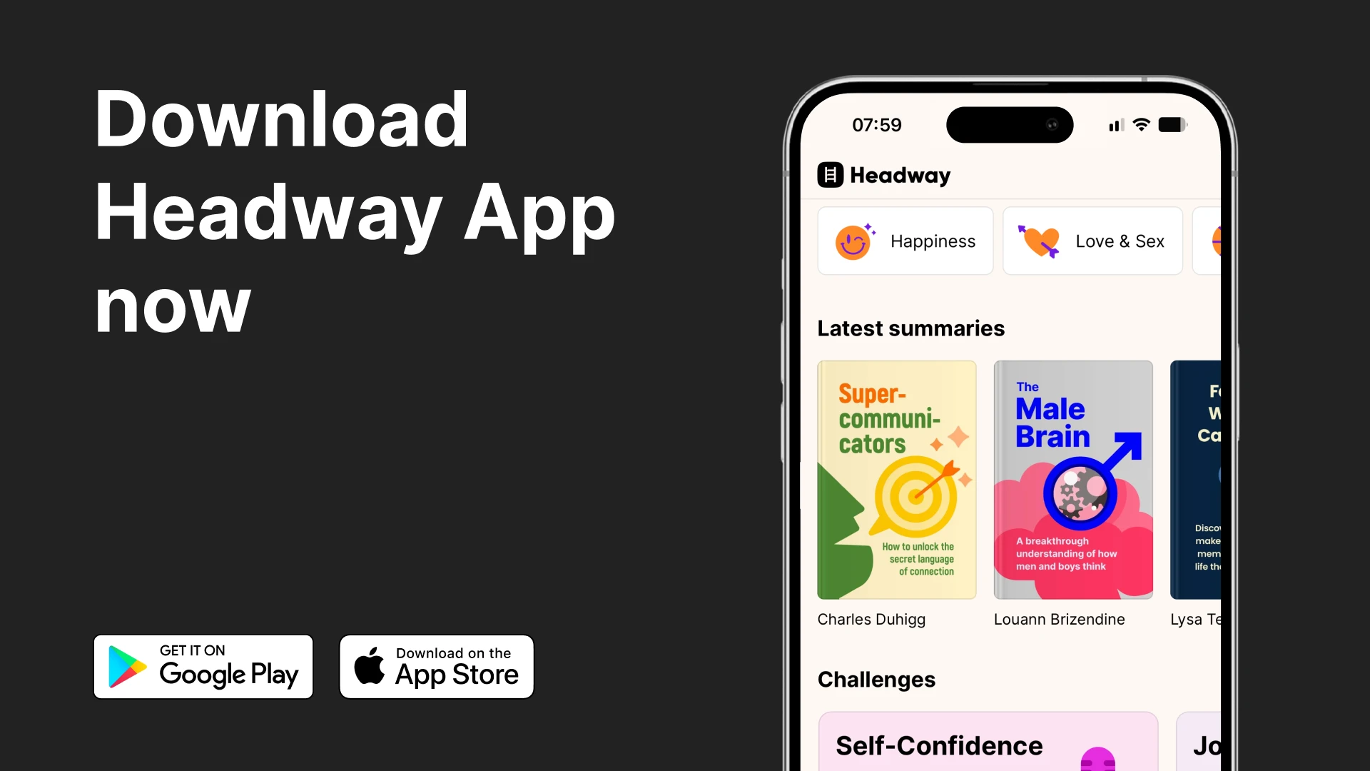 Download Headway App now