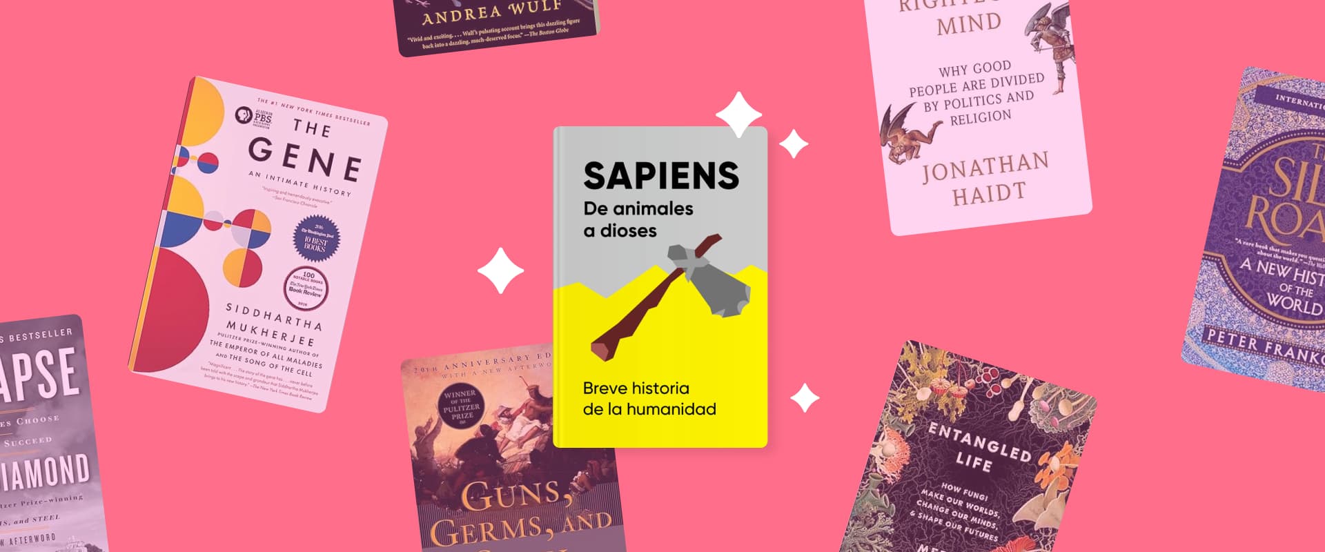 Books like Sapiens - book cover