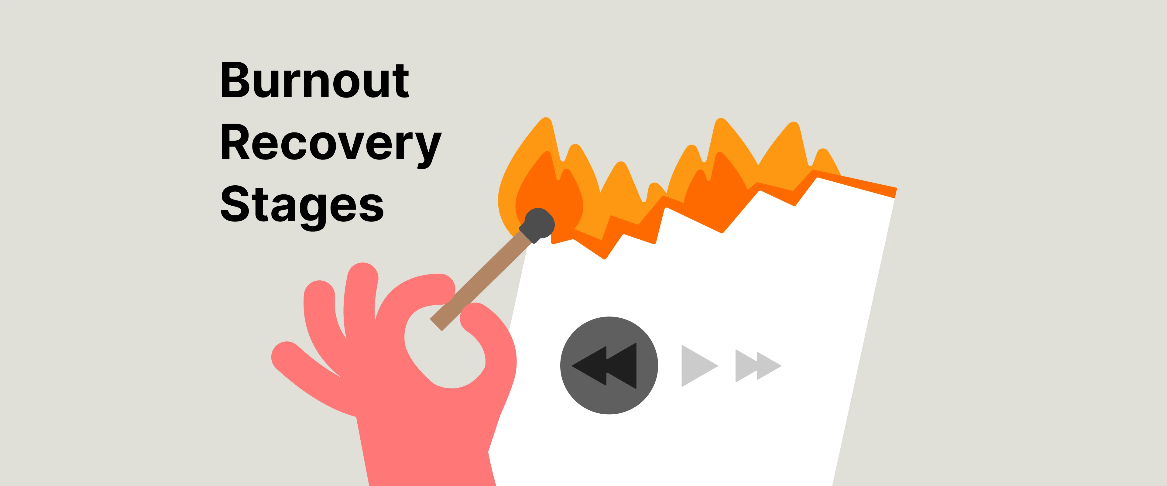 Burnout recovery stages