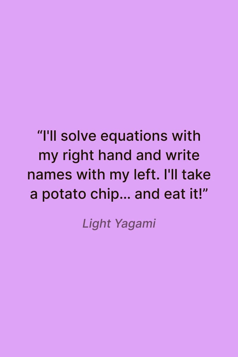 Light Yagami quotes light yagami