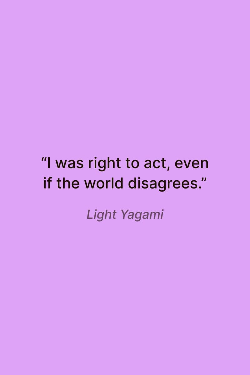 light yagami quotes